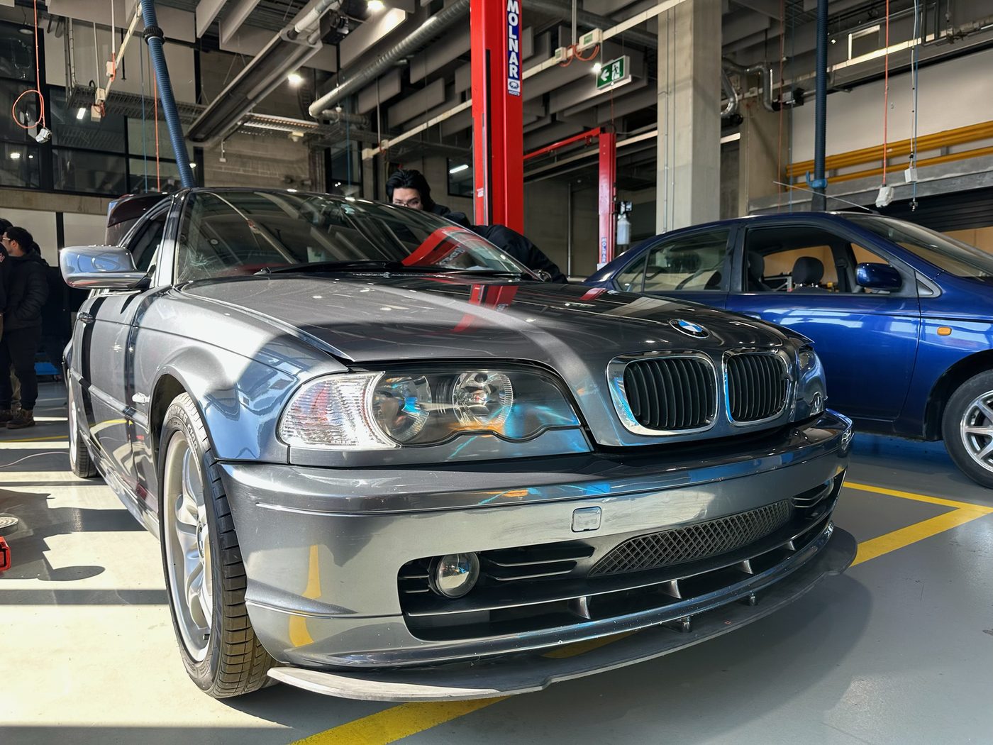 A car brought in for a pre-purchase inspection